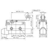 Tianyi Switch AZ-7121 Roller Lever Actuator Type Limit Switch